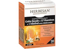 HERBESAN®- GELEE ROYALE +12 VIT + 1 MIN - 30 comprimés à croquer