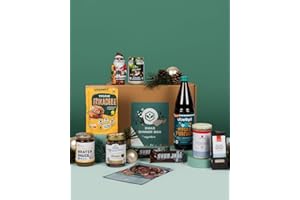 ‎VEGANBOX GET INSPIRED VEGAN BOX® Christmas Dinner Box | 10 Ausgewählte Vegane Produkte Zum Kochen Eines Menüs | Vegane Geschenkbox