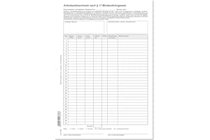 ‎RNKVERLAG RNK 1337 – Working Time Evidence to 17 Mindestlohn Law, 24 Pages, DIN A4