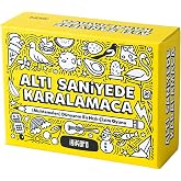 İyikafa Altı Saniyede Karalamaca &ndash; &Ccedil;izim Parti Kutu Oyunu | &Ccedil;iz, Tahmin Et, Puan Kazan | 2+ Oyuncu 8+ Yaş | Eğlence Garantili