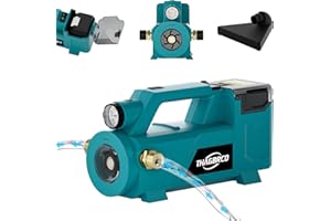 THAGBRCO Cordless Transfer Pump for Makita 18V Li-ion Battery, Portable Self-Priming Water Pump Electric Pool Garden Operated 18V 430GPH Water Pump (No Battery)