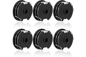 AOZBZ 6Pcs Bobine Fil Coupe Bordure, pour Parkside PRTA 20-Li A1 / B2 / C3/PRT 300 A1/PRT 550 A1/A3, Bobines de fil de Rechange Durables pour une Vitesse de Coupe Améliorée, Ø 1,60 mm, Longueur 8,3 m