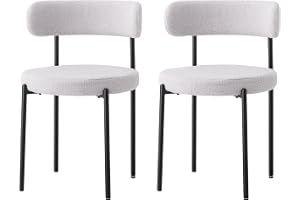 GrandCA HOME Set med 2 matsalsstolar, vadderad köksstol i sammet, perfekt för vardagsrum, matsal och sovrum