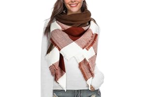 heekpek Bufandas Mujer Invierno Grib Grande Chal Cálido Moda Bufandas Largas de Invierno