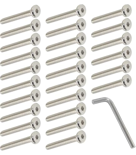 MENGON 50 stuks sleuf M6, barrelmoer voor meubels