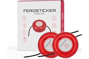 FEROSTICKER Pequeño Extintor Automático - Compacto, No Tóxico & Sin Mantenimiento para Barcos, Grandes Paneles Eléctricos, Tractores, Cosechadoras, Maquinaria Industrial (2 Piezas)