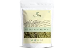 SAMYAM FARBLOSES Henna-Pulver/Neutrales Henna/Cassia Henna – 200-g-Packung, natürlicher Haar-Conditioner, PPD- und chemikalienfrei