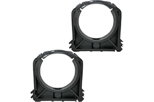 AERZETIX - C51793 - Juego de 2 abrazaderas de montaje en pared para tubo Ø63mm - soporte guía enganchar de tubo - en plástico