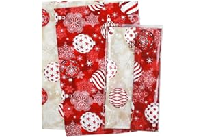 ALMATEX SRL bis Strofinacci Natalizi Christmas cm.50×65 - Made in Italy (Balls)