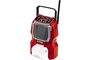 Einhell Radio sans fil TC-CR 18 Li BT - Solo (18V, écran LCD, Bluetooth, Fréquence AM et FM) Livré sans Batterie ni Chargeur