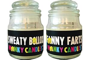 WANKY CANDLES Double Pack - Sweaty Bollox & Fanny Farts