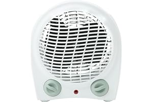 ARDES | ARAM4F09G Termoventilatore a Filo SABO, Stufetta Riscaldante 2 Potenze Eco/comfort, Termostato Temperatura Ambiente, Stufetta Scaldino Portatile con Design Elegante Compatto Finitura Salvia