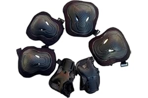 Luntus Guard Knee Pads and Elbow Pads Support Safety Protective Pads Set for Adult Skate Protective Gear