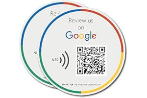 MESSAGENES Google Grey Sticker Parent (Pack 2 Units, Round Diameter 3.93")