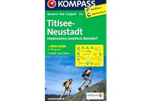 Titisee - Neustadt: Wanderkarte mit Aktiv Guide, Radwegen und Loipen. GPS-genau. 1:25000 (KOMPASS Wanderkarte, Band 893)