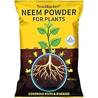 TrustBasket Neem Cake Powder Organic Fertilizer and Pest Repellent for Plants (450 GMS)