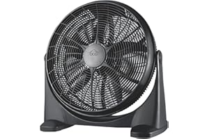 WEGEEK DCG CRB1240 - Ventilatore verticale, 55 cm, 5 pale, 3 velocità. Ø 55 cm | 58x26,5 cm | H 60 cm. 80W