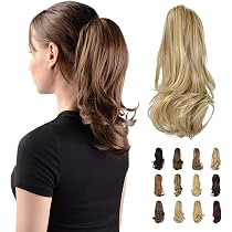 Pferdeschwanz-Verlängerung Mit Clip – 45 Cm Lockig Oder 51 Cm Glatt, Synthetisch