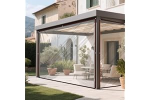 BeGrit Telone Impermeabile 2 x 3m Trasparente con Occhielli cordoncino Telo Occhiellato per Esterno Copertura Protezione Resistente per mobili da Giardino Piscina Auto piante Pet Hutch Roof