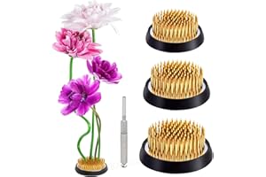 Dtoterul Steckigel Blumen 4 Stück Blumen Frosch Kenzan Blumensteckigel Round Flower Frog Blumenigel Set Blumensteckigel Steckigel für Blumen Blumenstecker Blumenfrosch Blumenarrangement Frosch
