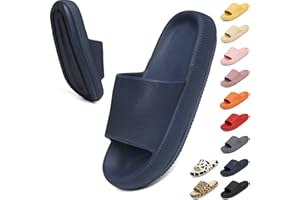 Geweo Ciabatte Donna Nuvola Piscina Uomo Pantofole Sandali Doccia Bagno Unisex Casa Antiscivolo EVA Morbidi Spesso Inferiore Estive Infradito Viaggio Mare spiaggia Gomma
