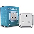 Aeotec Smart Switch 6 with USB Charging Port, Z-Wave Plus Wireless Control Socket Plug for Home Security Automation, 13A Mini Size, Plug G