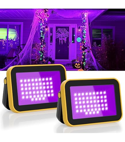 100W LED UV Schwarzlicht - Wasserdichter Strahler Für Partys & Events