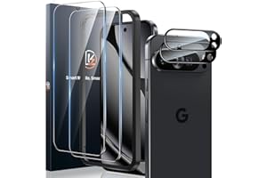 LK 2+2 Panzer Schutz Glas für Google Pixel 10 Pro XL mit 2 schutzfolie und 2 Kameraschutz, [9H], kratzfest, HD-Vollabdeckung, unterstützt Fingerabdruck-ID, Pixel 10 Pro XL Displayschuzfolie