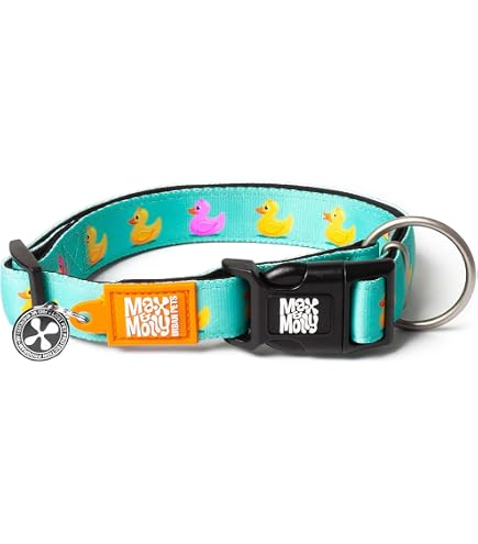 Max & Molly Matrix Hundehalsband – Neopren, Smart ID Tag, Reflektierend, Größe M