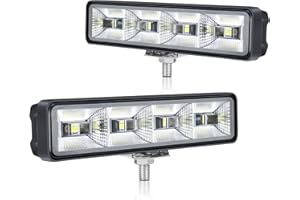 ‎FXLPOWER Fxlpower 2 Stück 25W LED Flutlicht Rückfahrscheinwerfer 12V 24V Zusatzscheinwerfer, IP65 Offroad led Arbeitsscheinwerfer für Auto, Trittstufen eines LKWs, Pickup,Traktor, 4x4, ATV, Motorräder