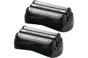 WANIYU 2 Pack 21B Series 3 Replacement Head, Foil & Cutter Razor Heads Compatible with Braun Series 3，Electric Shaver Replacement Head Accessories for S3 3000s 3010s 3040s 3050cc 3070cc 3080s 3090cc etc