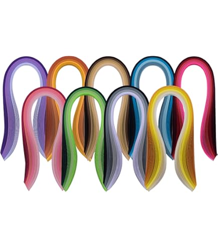 Quilling-Papier 120 Streifen DIY Handwerk Projekt Stern Befestigung für Zuhause