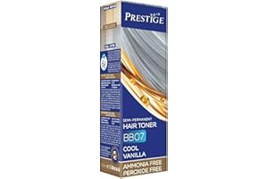 VIP'S PRESTIGE Vips Prestige | Teinture Cheveux Semi Permanente et Toner Bain de Couleur Vanille Fraîche 07 | Sans Ammoniaque et Peroxyde | Avec Huile d'Olive, de Macadamia et de Ricin | Hydrate et apporte brillance