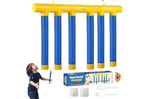 Jastown Zabawka treningowa z spadającymi kijkami – gra w łapanie kończyn i oczu, gra łapająca łapanie kropli kijków dla dzieci i dorosłych, gra Reflex Challenge (A)