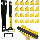 Zozen Laminate Flooring Tools/5in1vinylKitprofessionalCalibre10in | Installation Set, Strike Block, Separators, Rubber Mallet