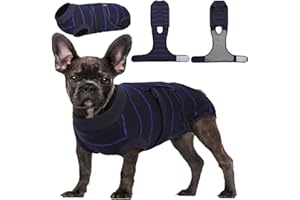 Kuoser Tuta di Recupero per Cani e Gatti Dopo l'intervento Chirurgico, Vestito di Recupero per Animali Domestici, Protezione per Ferite Addominali per Cuccioli, Indumenti Chirurgici Post-Operatorio
