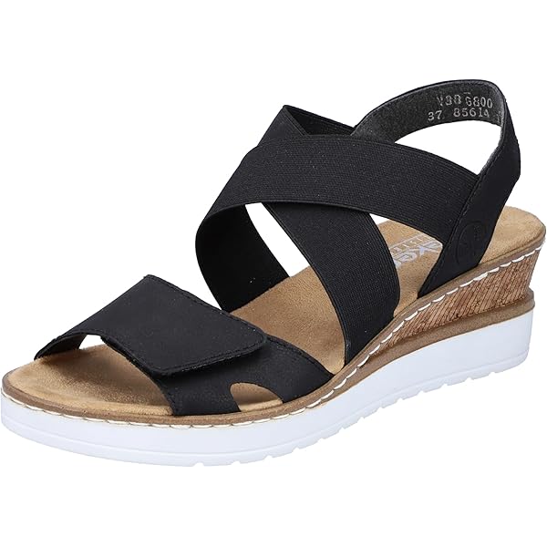 Rieker V9862, Sandalia Mujer, Morado, 38 EU