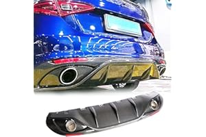 TGFOF Carbon labbro paraurti anteriore per Alfa Romeo Giulia Base Sedan 2017 2018 2019 spoiler inferiore tipo mento Air Dam Splitter protezione per carrozzeria