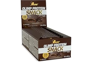 ‎OLIMP SPORT NUTRITION OLIMP SPORT NUTRITION- Protein Snack - Köstlicher Low Carb Energy Riegel zur Nahrungsergänzung mit Proteinen und Ballaststoffen. Geschmacksrichtung: Double Chocolate (12 x 60 g)