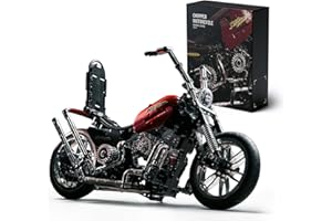 Nifeliz Chopper Technique Motocicletta Set Di Costruzioni, Kit di montaggio per Adulti da Costruire, Decorazione per la casa o l'ufficio, Idea di Regalo per Uomo, Donna, Lui o Lei (572 Pezzi, NF10308)