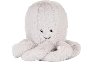 Flow Amsterdam, Plüsch-Herzschlag, weißes Geräusch für Babys | Olly Le Pouple | Grau | Plüschtier mit Musik zum Einschlafen | Timer