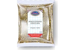VALSAPORI Maggiorana Essiccata al Sole - Busta da 100 gr | Gluten Free Vegan | Maggiorana Secca Frantumata ricca di vitamine | Spezia Cruda 100% Naturale Coltivazione Selezionata (Maggiorana Secca)