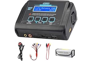 HAISITO LiPo Charger,150W 10A AC/DC for Battery Balance Charger Discharger Li-ion/Life/NiCd/NiMH/LiHV/PB/Smart Battery(Battery Charger Adapter)