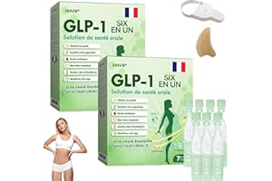 OALYGEI HHVB GLP-1 SIX EN-UN Solution de Santé Orale, HHVB GLP-1 Perte de Poids Goutte,SIX EN-UN Glp1 Perte de poids solution buvable pour hommes et femmes (2 Pièces)