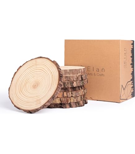 100 Dischi In Legno MDF Taglio Laser 7 Cm | Cerchi In Legno Naturale Per Fai-da-te E Decorazioni