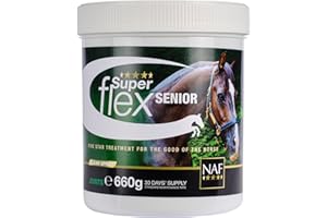 NAF Five Star Superflex Senior 660g – Joint Support Supplement for Hard Working & Older Horses – Glucosamine, MSM, Chondroitin & Omega-3 – Promotes Mobility, Flexibility & Comfort