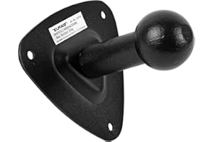 Eufab 16418 Long Wall Mount, Black