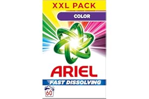 Ariel Proszek do prania, detergent piorący 3.3 kg, 60 prań, Color, Skoncentrowana formuła skutecznie usuwająca zabrudzenia i zapewniająca świeżość nawet w niskich temperaturach i krótkich cyklach
