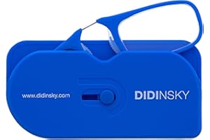 DIDINSKY Okulary do czytania bez okularów korekcyjnych dla mężczyzn i kobiet, przezroczyste. Elastyczne i niezniszczalne okulary do starczowzroczności dla mężczyzn i kobiet na zmęczony wzrok. 6 kolorów i 5 stopniowań - MOMA