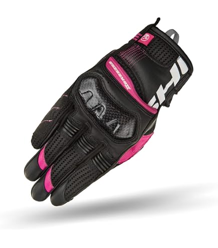 Alpinestars Damen Motorradhandschuhe Stella Full Bore – Schwarz/Fluo Pink, Größe M